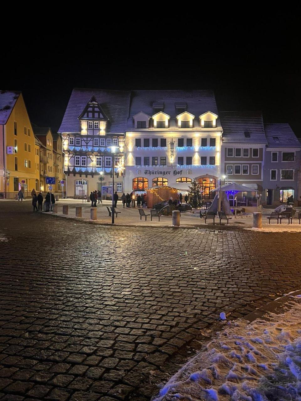 Hotel-Restaurant Thueringer Hof Bad Frankenhausen Exteriör bild