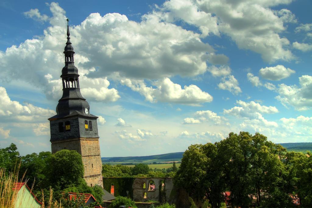 Hotel-Restaurant Thueringer Hof Bad Frankenhausen Exteriör bild